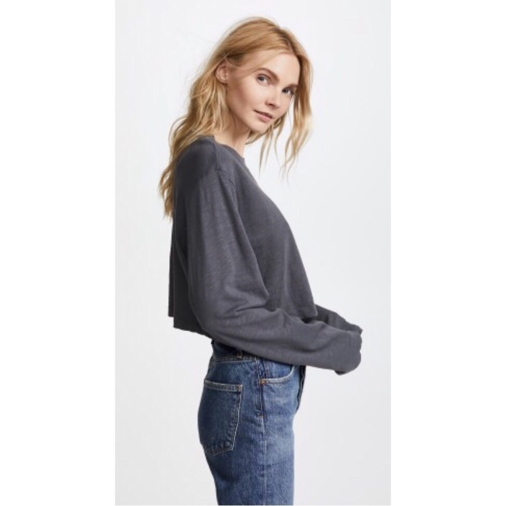 COTTON CITIZEN THE TOKYO CROP LONG SLEEVE TEE